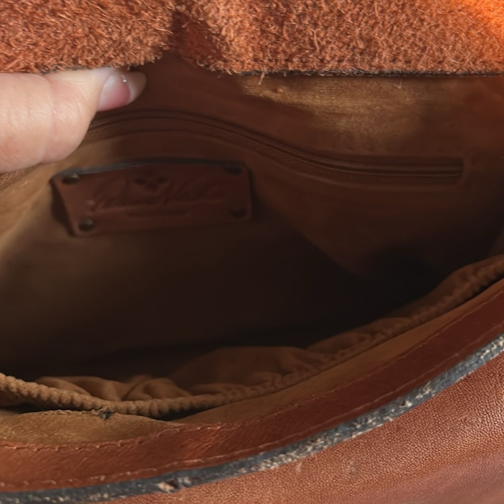 PATRICIA NASH Denim & Leather Shoulder Bag - Picture 10 of 12